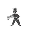 Bear trap fist icon